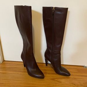 Via Spiga Chocolate Leather Boots